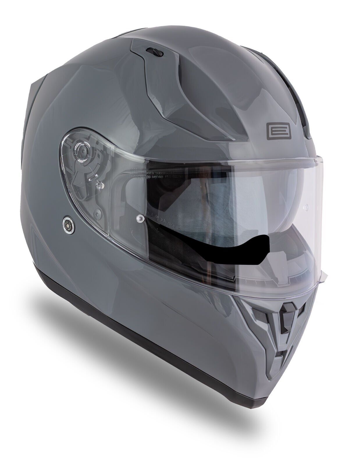 Origine Strada Nardo Gri Güneş Vizörlü Kask Şeffaf Camlı