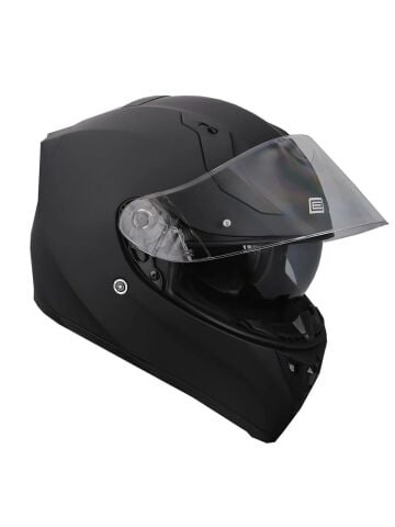 Origine Strada Mat Siyah Güneş Vizörlü Kask Şeffaf Camlı