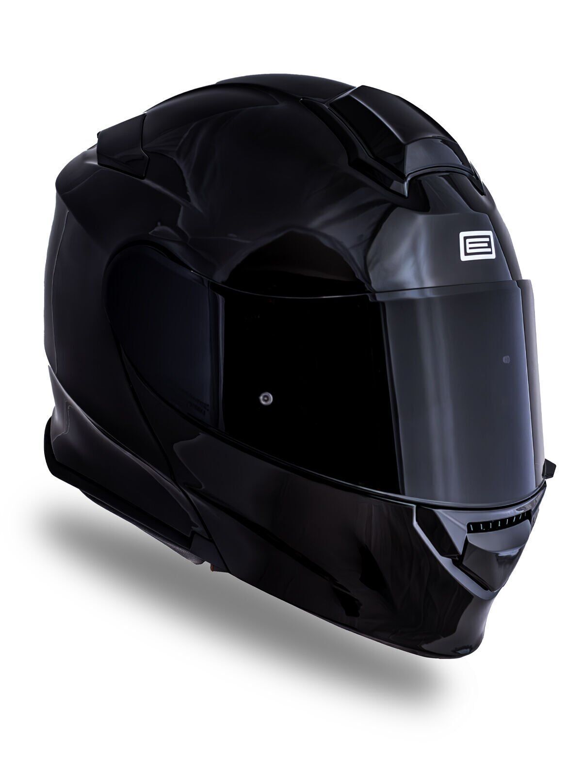 Origine Delta Basic Parlak Siyah Çene Açılır Kask Siyah Camlı