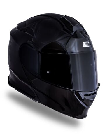 Origine Delta Basic Parlak Siyah Çene Açılır Kask Siyah Camlı