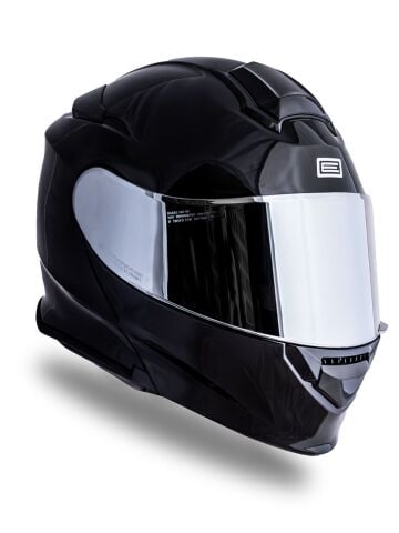 Origine Delta Basic Parlak Siyah Çene Açılır Kask Gri Camlı