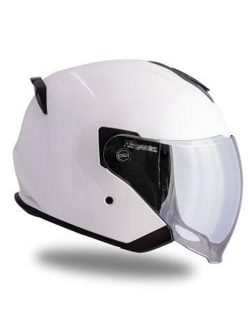 Palio 2.0 Beyaz Güneş Vizörlü Açık Kask