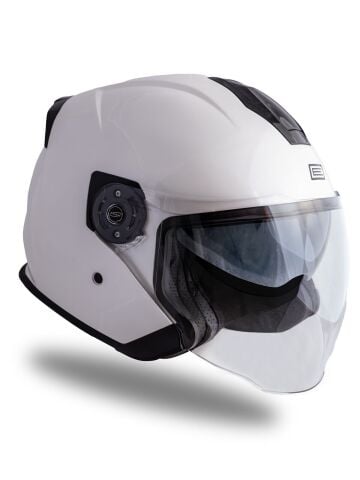 Palio 2.0 Beyaz Güneş Vizörlü Açık Kask