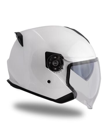 Palio 2.0 Beyaz Güneş Vizörlü Açık Kask