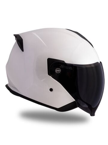Palio 2.0 Beyaz Güneş Vizörlü Açık Kask