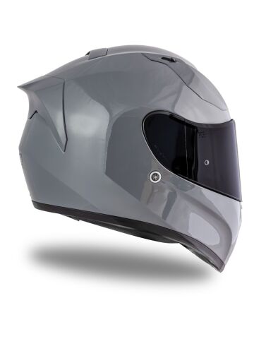 Origine Strada Nardo Gri Güneş Vizörlü Kask Siyah Camlı L