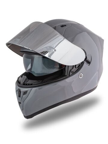 Strada Nardo Gri Kask (Güneş Vizörlü)
