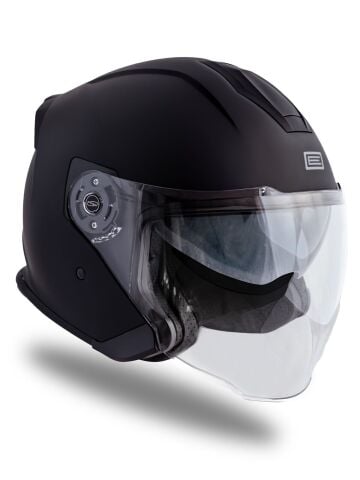 Palio 2.0 Mat Siyah Güneş Vizörlü Açık Kask
