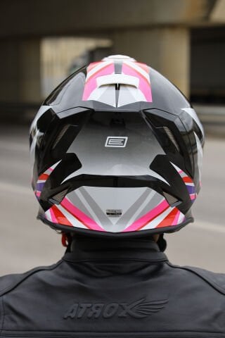 Dinamo Foolish Siyah-Beyaz-Pembe Kask