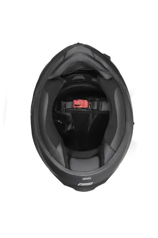 Origine Strada Mat Siyah Güneş Vizörlü Kask Siyah Camlı