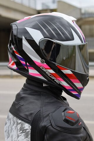 Dinamo Foolish Siyah-Beyaz-Pembe Kask