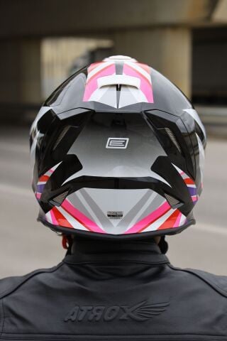 Dinamo Foolish Siyah-Beyaz-Pembe Kask