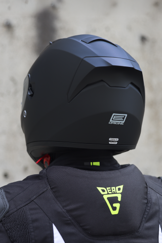 Strada Mat Siyah Güneş Vizörlü Kask Iridium Sarı Camlı