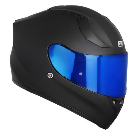 Strada Mat Siyah Kask (Güneş Vizörlü) L