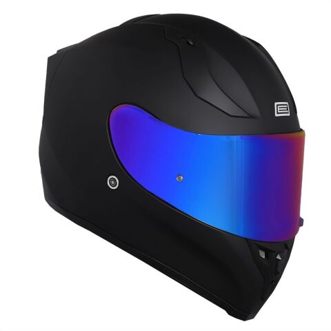 Strada Mat Siyah Kask (Güneş Vizörlü) S