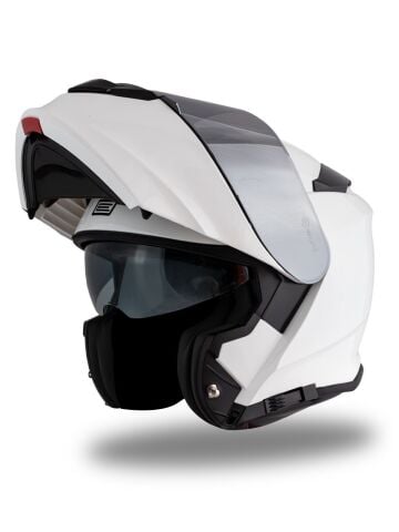 Delta Basic Beyaz Çene Açılır Kask
