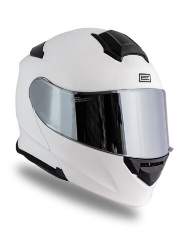Delta Basic Beyaz Çene Açılır Kask