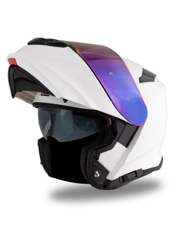 Delta Basic Beyaz Çene Açılır Kask
