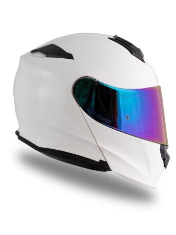 Delta Basic Beyaz Çene Açılır Kask