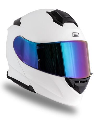 Delta Basic Beyaz Çene Açılır Kask