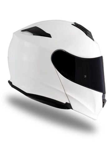 Delta Basic Beyaz Çene Açılır Kask
