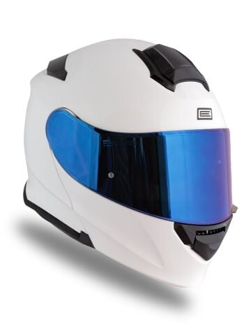 Delta Basic Beyaz Çene Açılır Kask