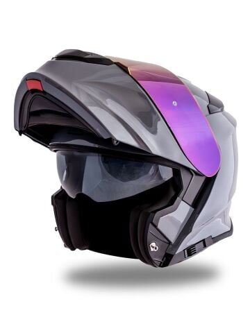 Delta Basic Nardo Gri Çene Açılır Kask