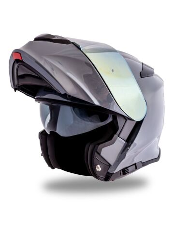 Delta Basic Nardo Gri Çene Açılır Kask