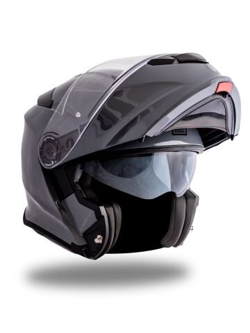 Delta Basic Nardo Gri Çene Açılır Kask