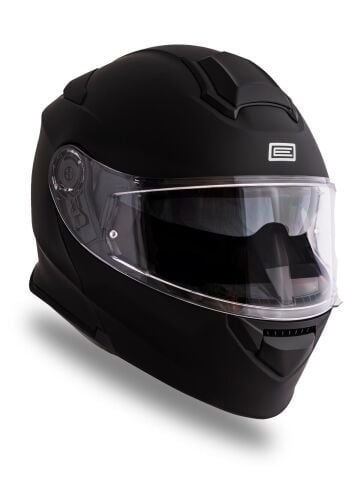 Delta Basic Mat Siyah Çene Açılır Kask
