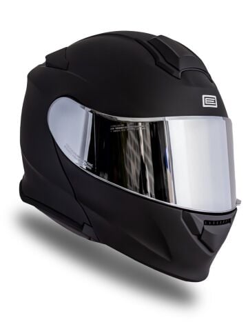 Delta Basic Mat Siyah Çene Açılır Kask