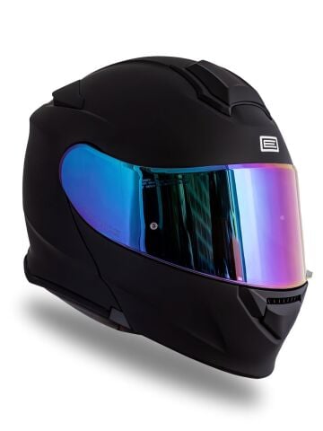 Delta Basic Mat Siyah Çene Açılır Kask