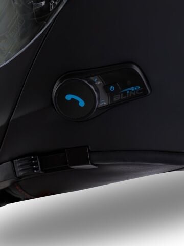 Delta BT Mat Siyah Çene Açılır Kask (Intercomlu-Bluetoothlu Kask) Şeffaf Camlı