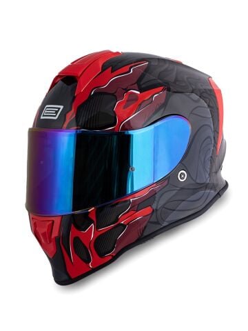 Dinamo Titan Siyah-Antrasit-Kırmızı Kask