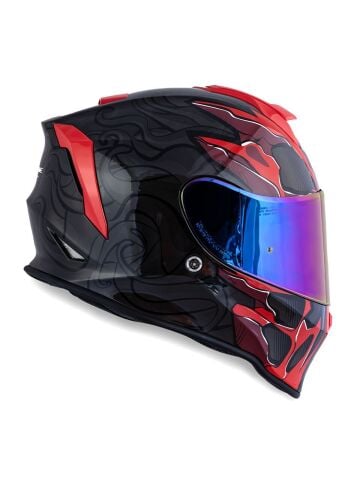 Dinamo Titan Siyah-Antrasit-Kırmızı Kask