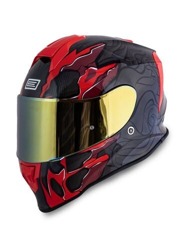 Dinamo Titan Siyah-Antrasit-Kırmızı Kask