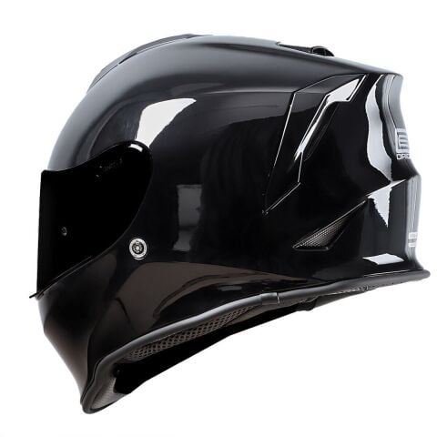 Dinamo Parlak Siyah Kask