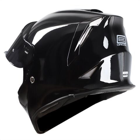 Dinamo Parlak Siyah Kask