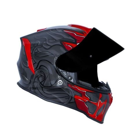 Dinamo Titan Siyah-Antrasit-Kırmızı Kask