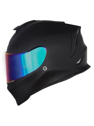 Origine Dinamo Mat Siyah Kask Gökkuşağı Camlı