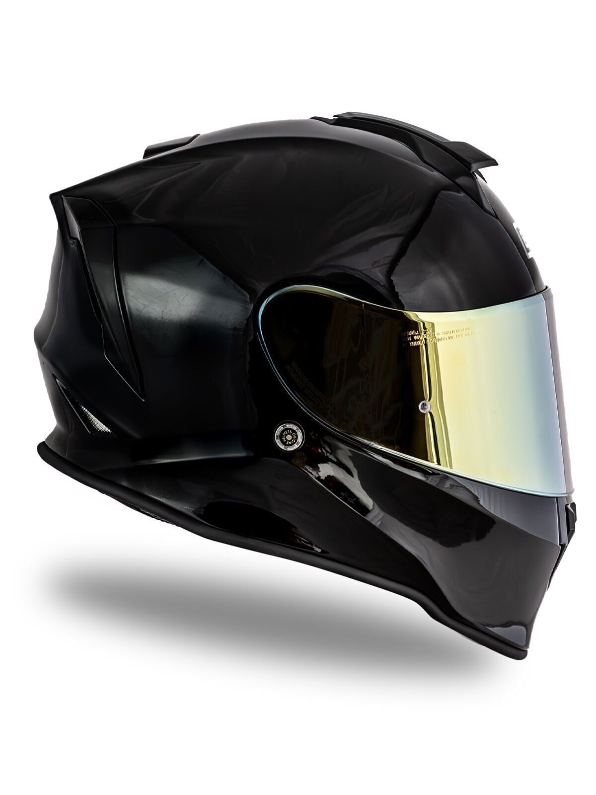 Dinamo Parlak Siyah Kask