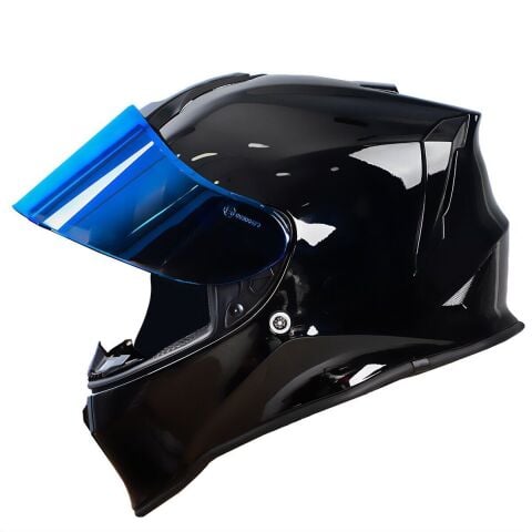 Dinamo Parlak Siyah Kask