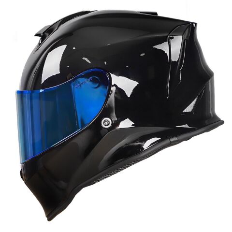 Dinamo Parlak Siyah Kask