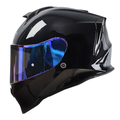 Dinamo Parlak Siyah Kask