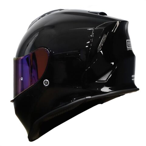 Dinamo Parlak Siyah Kask