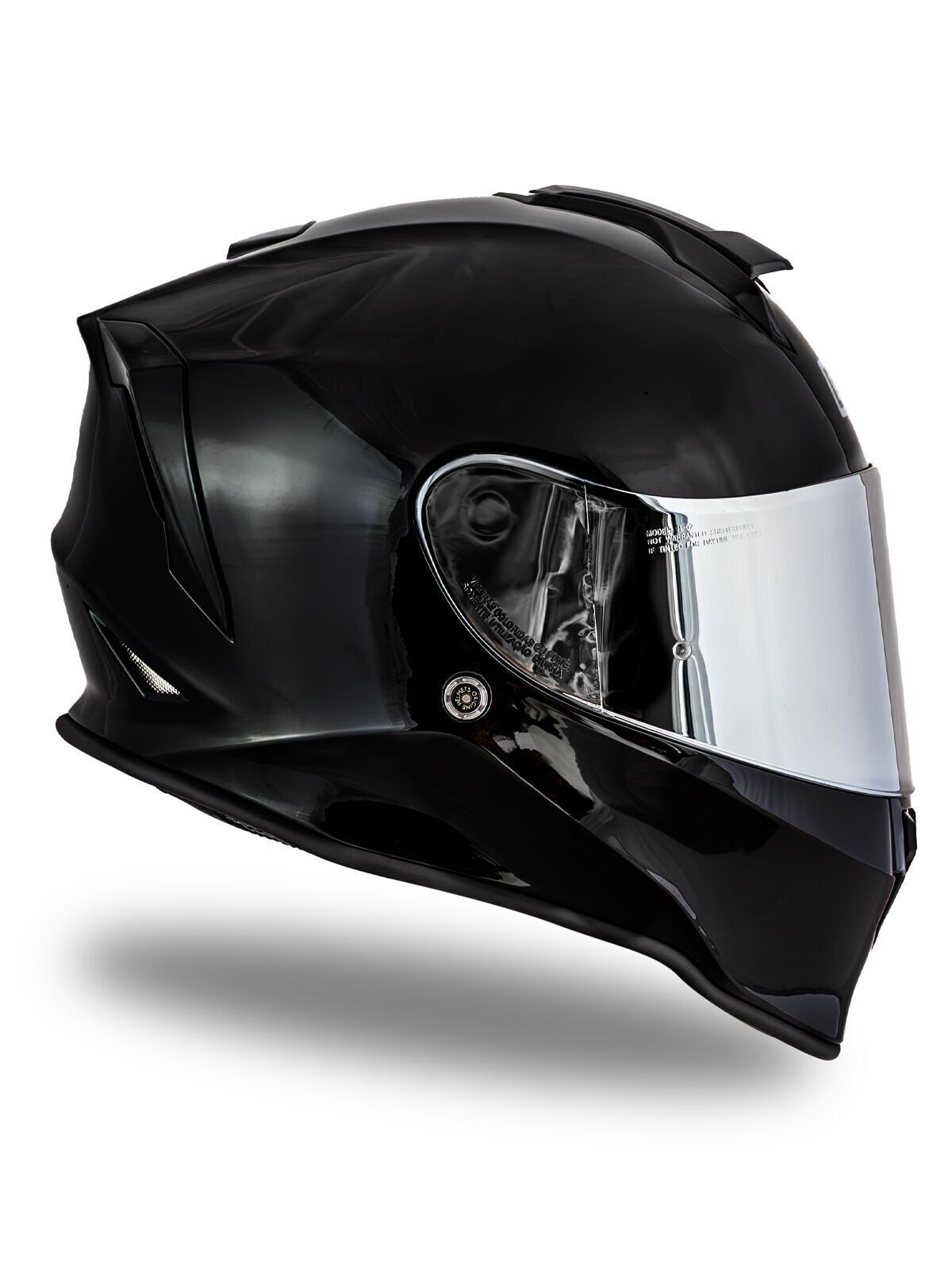 Dinamo Parlak Siyah Kask
