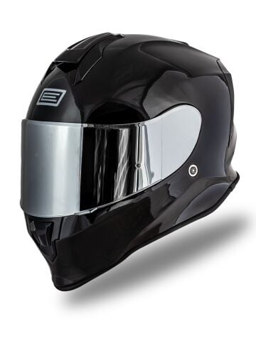 Dinamo Parlak Siyah Kask