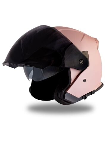 Palio 2.0 Rose Gold (Pembe) Güneş Vizörlü Açık Kask
