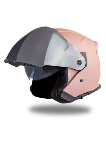 Palio 2.0 Rose Gold (Pembe) Güneş Vizörlü Açık Kask